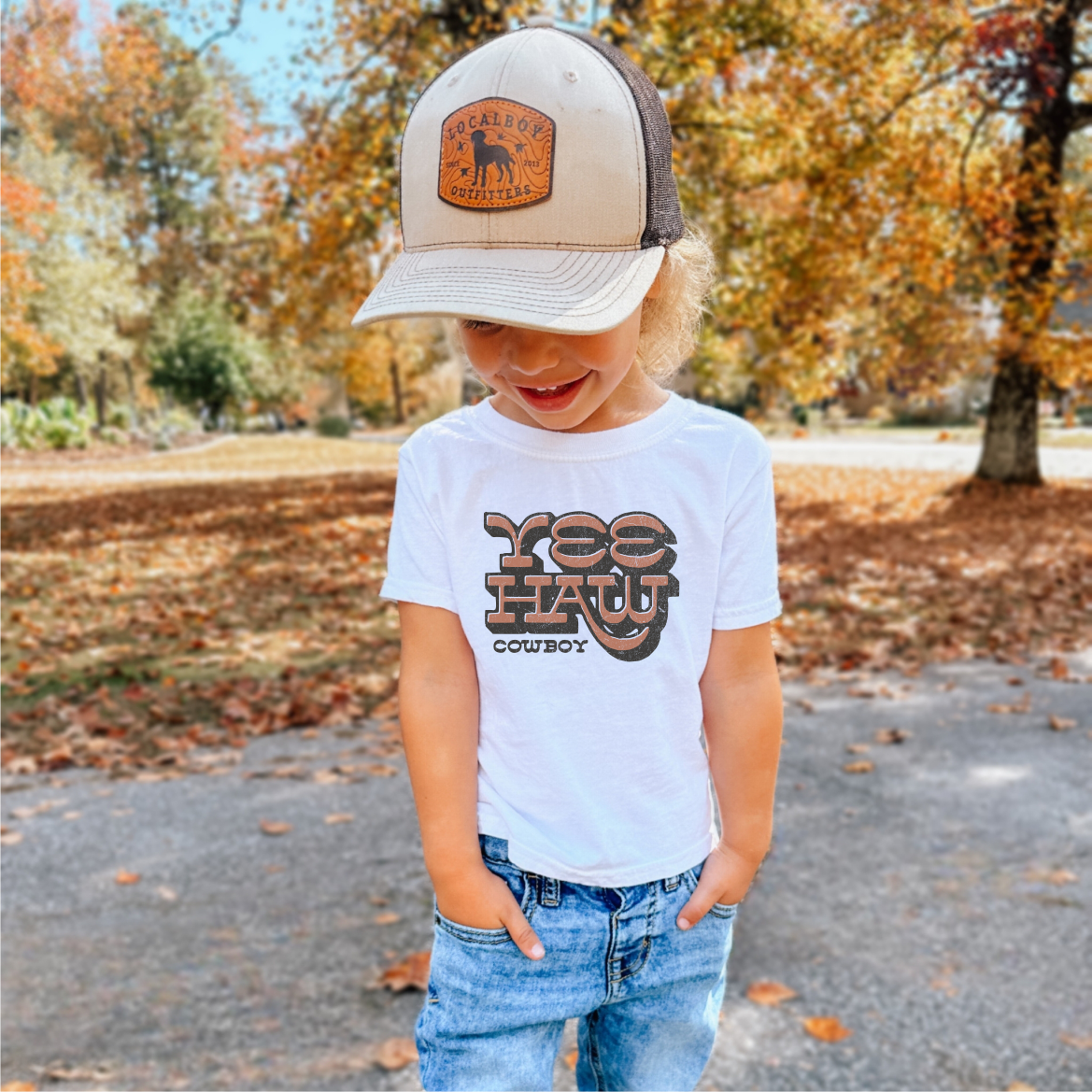 Yee Haw Cowboy Western Graphic T-shirt Adults and Kids