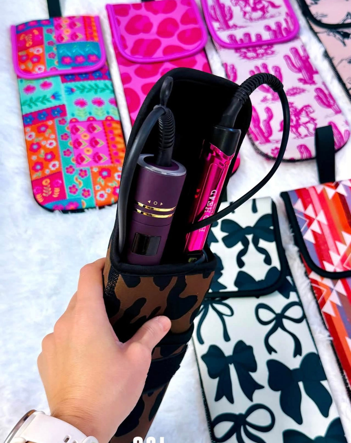 Hot tool travel case
