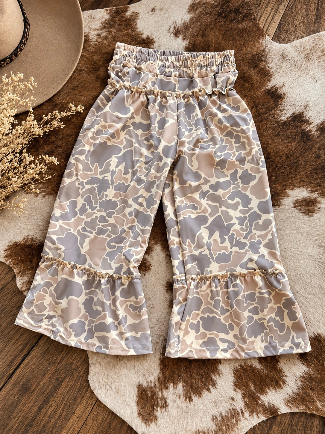 Camo Wide Leg Pants
