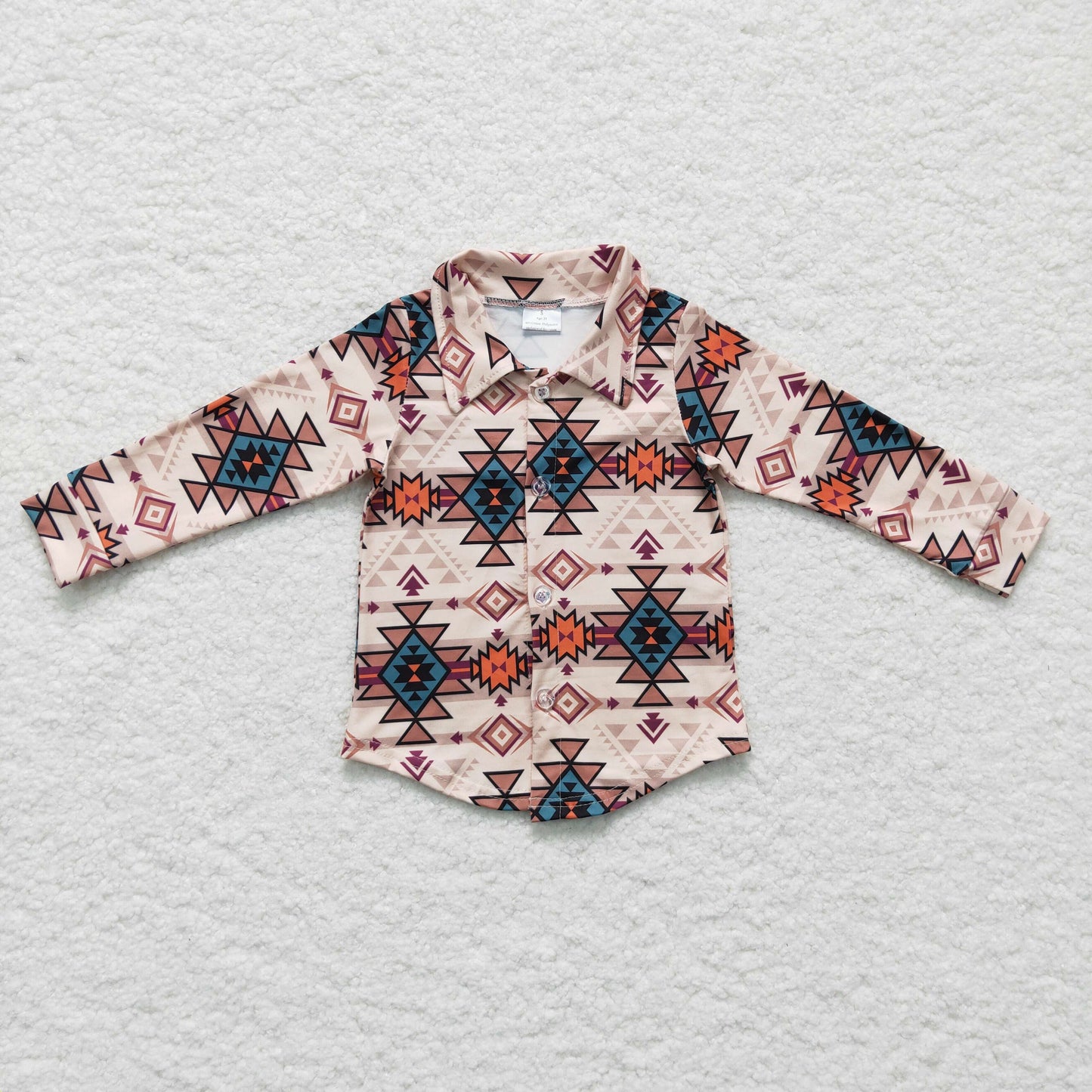 Cowboy Cool Aztec Button Up