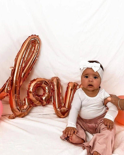 Lollipop Pink Velour Bell Bottoms