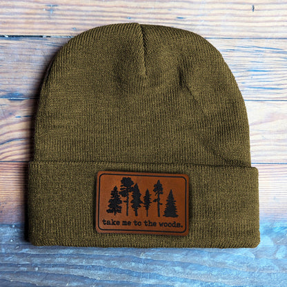 Take me to the woods Outdoor Adventure Beanie