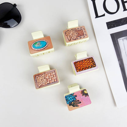 Fruit Rhinestone Strawberry Hollow Hair clips