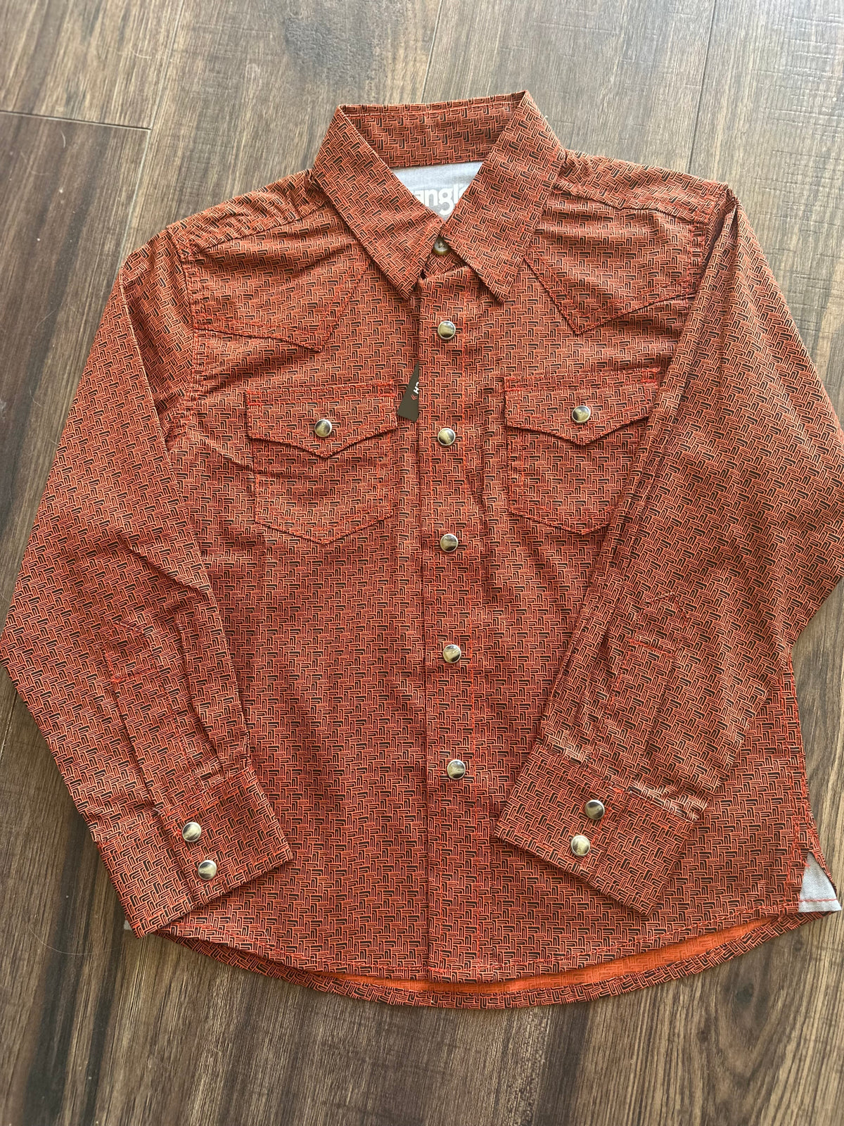 Rust Pearl Snap