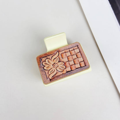 Fruit Rhinestone Strawberry Hollow Hair clips