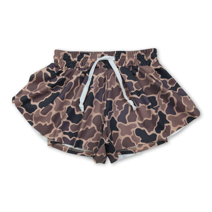 Girls camo shorts