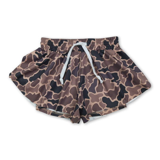 Girls camo shorts