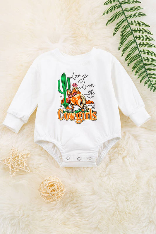 LONG LIVE THE COWGIRLS Long Sleeve Bubble