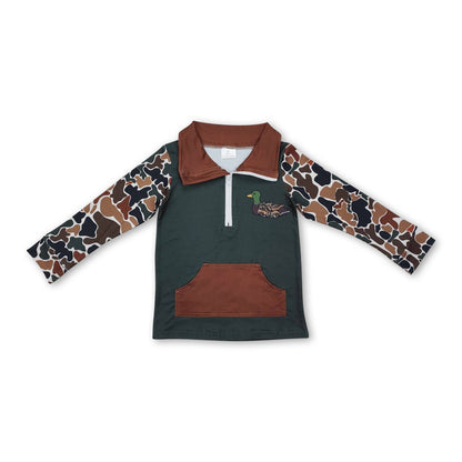 Camo duck pull over