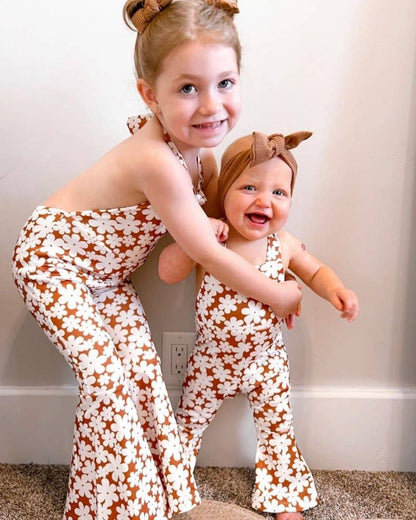 Flower Child Bell Bottom Jumpsuit