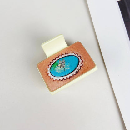 Fruit Rhinestone Strawberry Hollow Hair clips