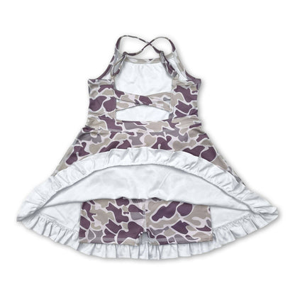 Girls Camo Athletic Dress