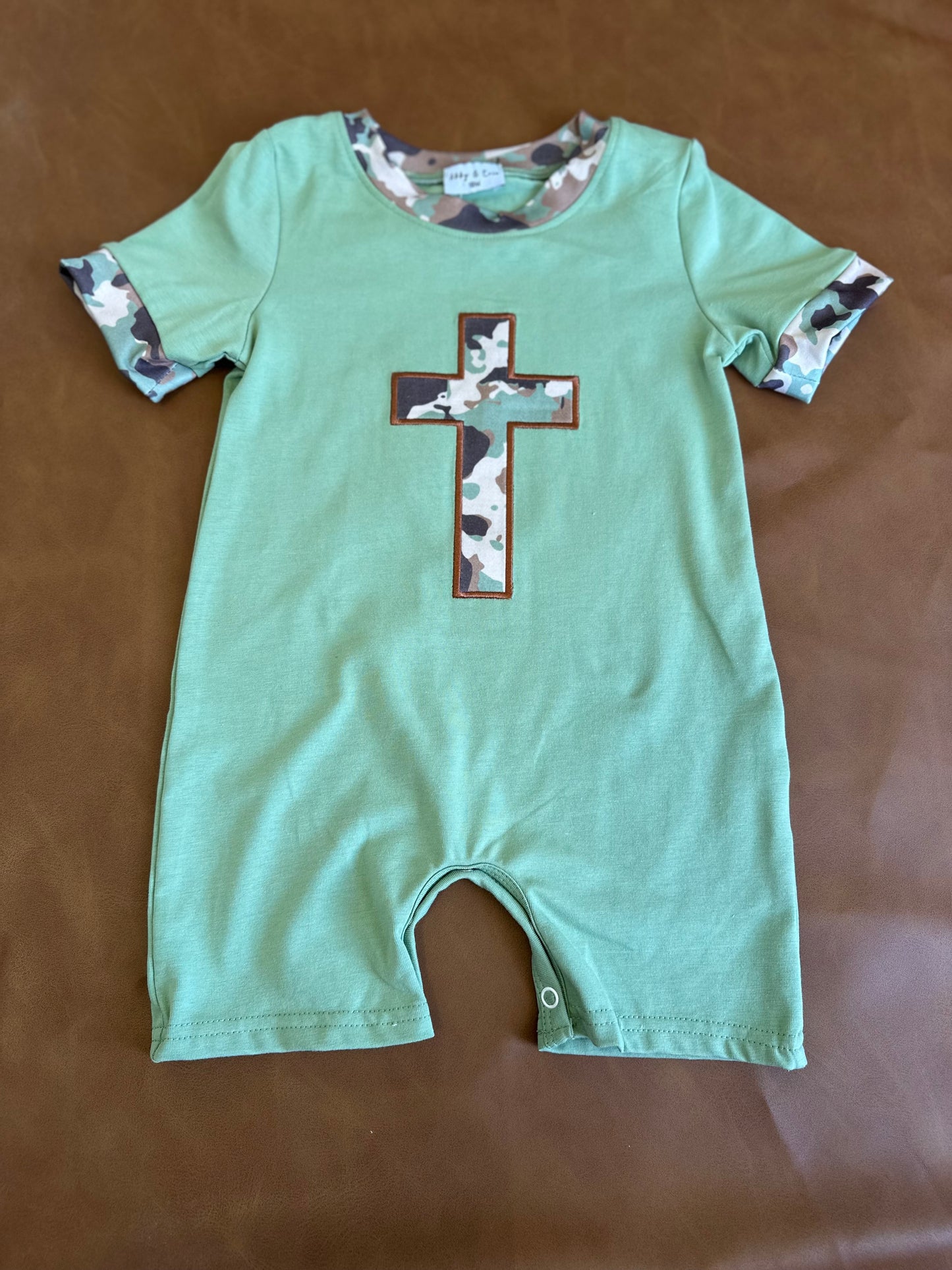 Camouflage Cross Romper