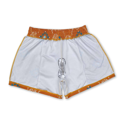 Highland Cow swim trunks