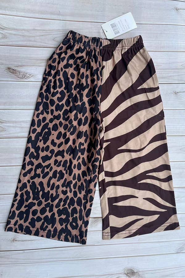 Wide Leg Split Pants