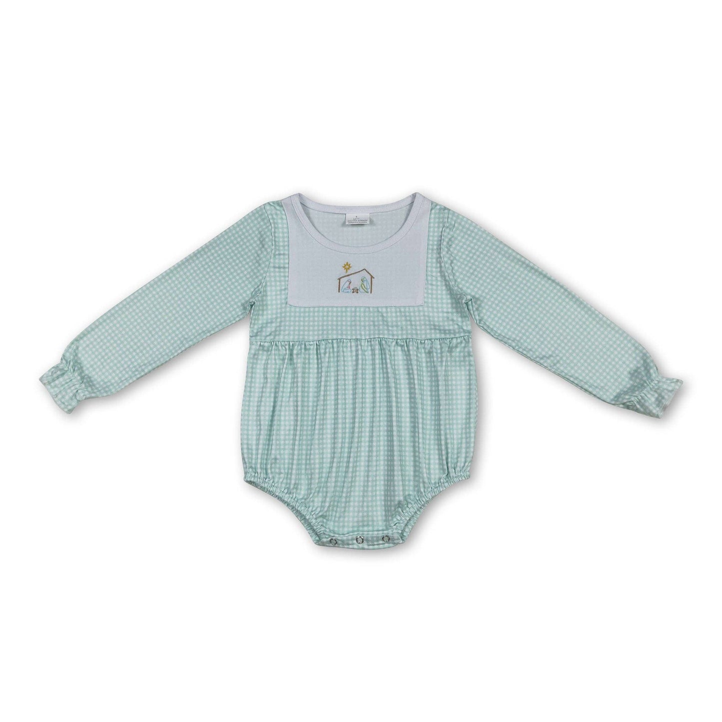 Nativity long sleeve romper
