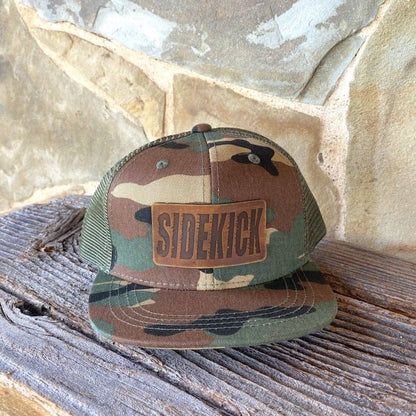 KIDS Sidekick Leather Patch Hat