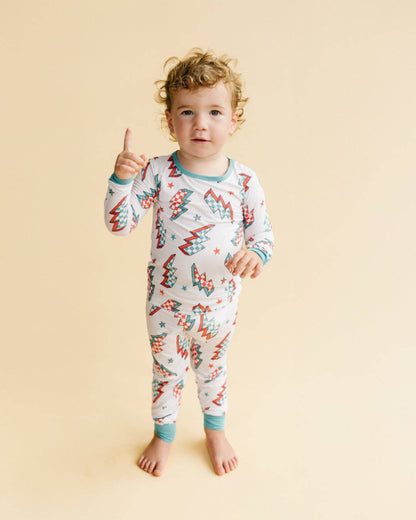 Kids Bamboo Two Piece Set | Checkered Bolts