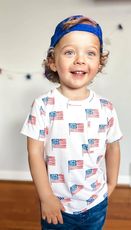 Flag Bamboo Pocket Tee
