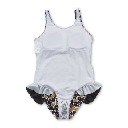 Camo girls swimsuit