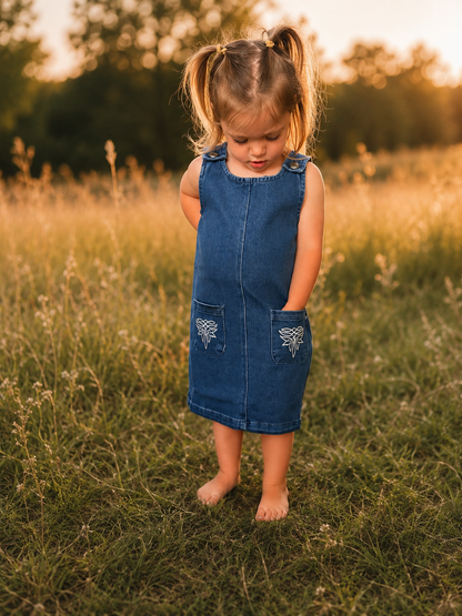 Denim Boot Stitch Dress