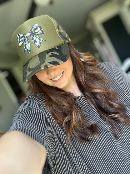 Camo Bow Hat