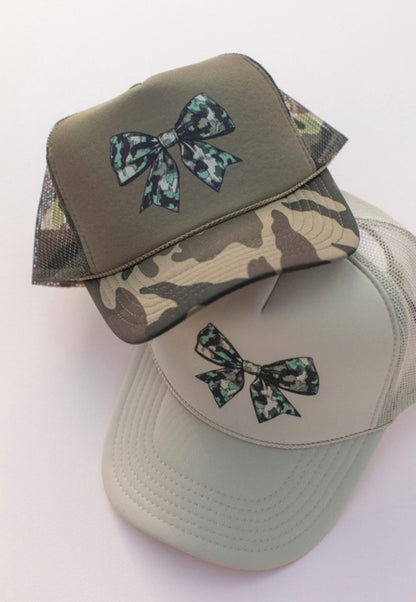 Camo Bow Hat