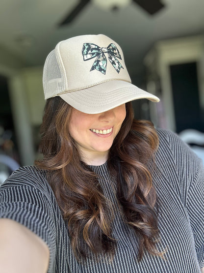 Camo Bow Hat