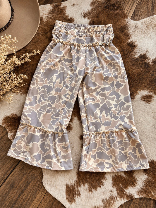 Camo Wide Leg Pants