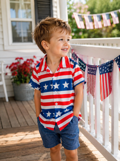 Stars & Stripes button up