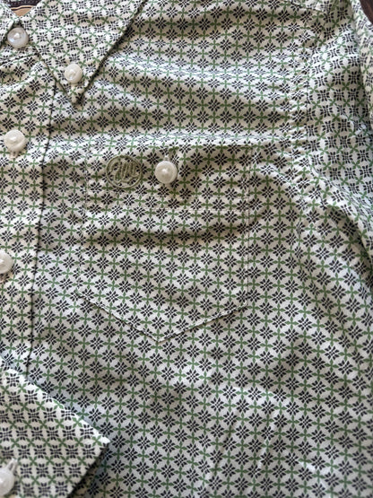 Green Wrangler Button Up