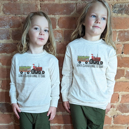 Santa Claus Tractor Christmas Lounge Set