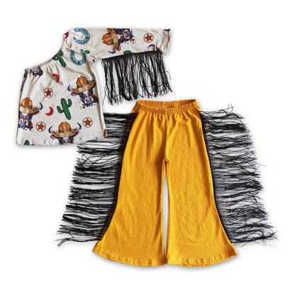 Fringe Cactus & Cow outfit