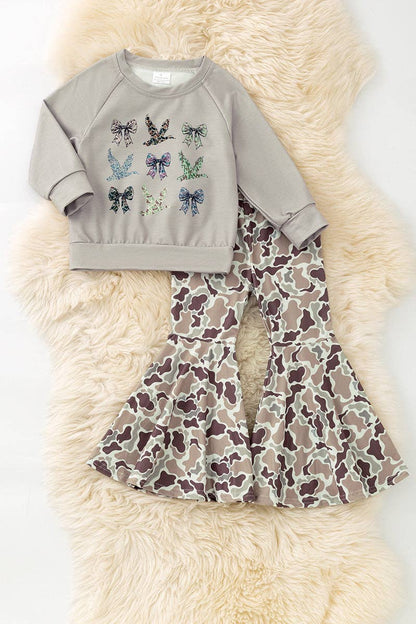 Camo Bell Bottom Outfit