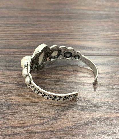 White Turquoise Cuff Bracelet