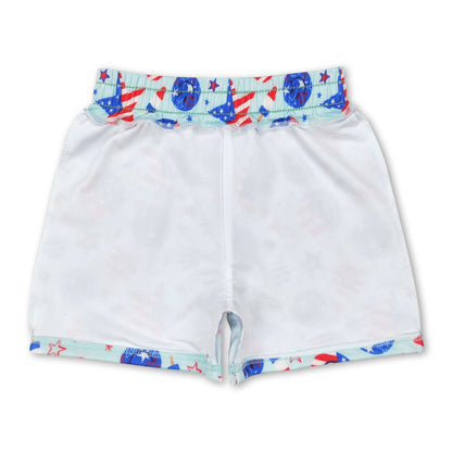 Patriotic Smiles Swim trunks