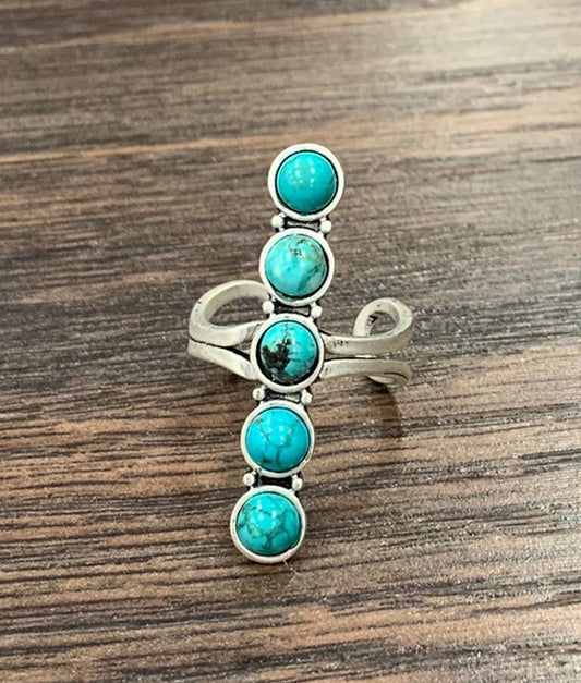Turquoise Adjustable Ring