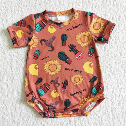Sunflower summer romper