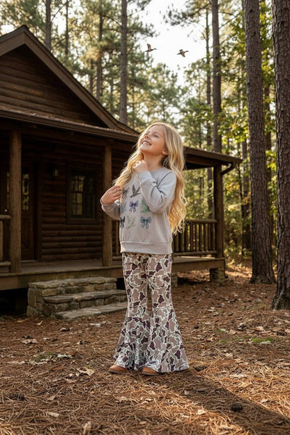 Camo Bell Bottom Outfit