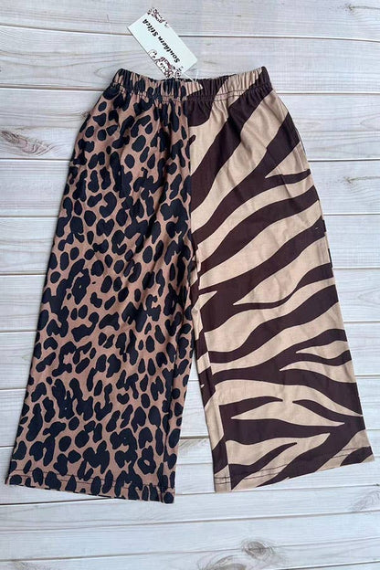 Wide Leg Split Pants
