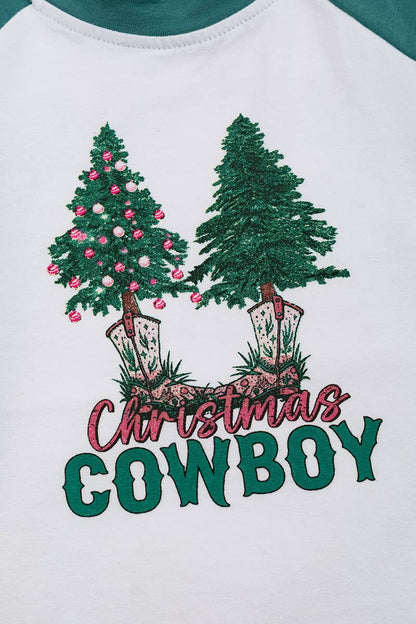 CHRISTMAS COWBOY Raglan