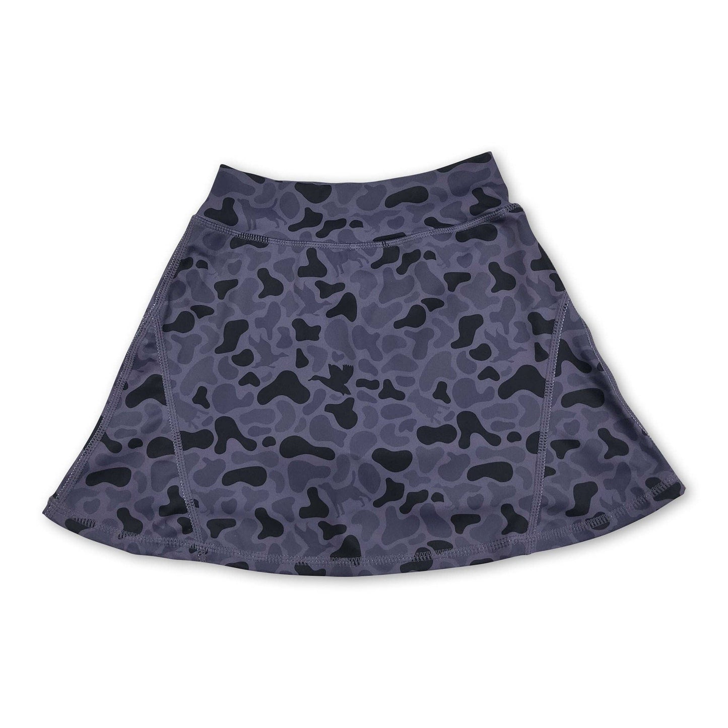 Midnight camo activewear skort