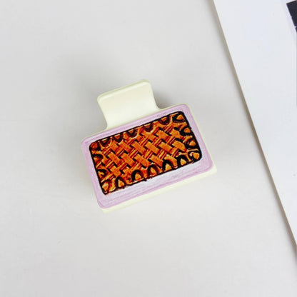 Fruit Rhinestone Strawberry Hollow Hair clips