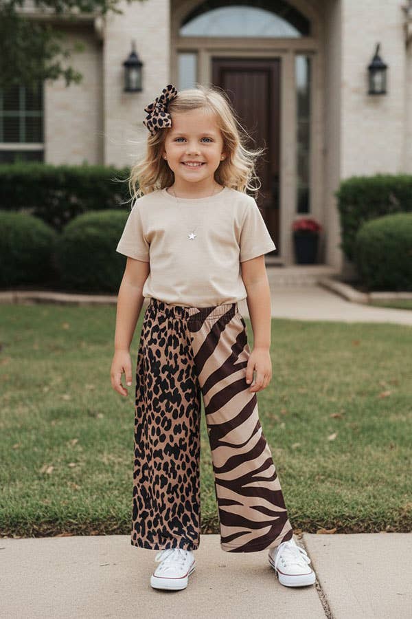 Wide Leg Split Pants