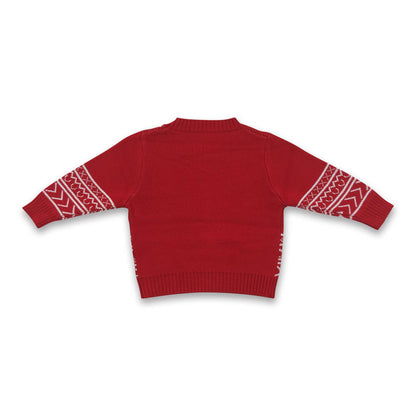 Red Longhorn Sweater